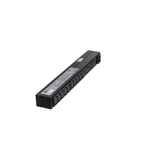 APC Rack PDU Basic 1HE 16A 230V Stromverteilungseinheit – 12 AC-Steckdosen, Schwarz