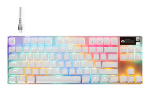 Steelseries APEX PRO TKL GEN 3 Tenkeyless kabelgebundene Tastatur RGB-LED Magnetisch-Mechanischer Schalter
