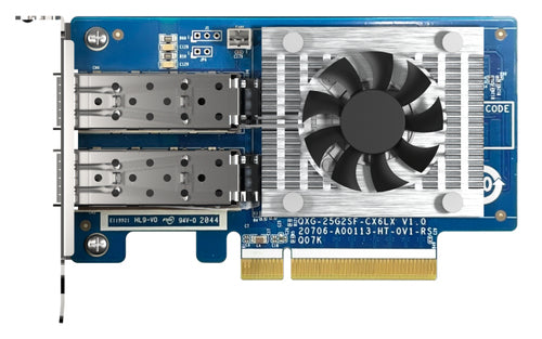 Network Card QNAP QXG-25G2SF-CX6 25Gbps PCIe Fiber Internal