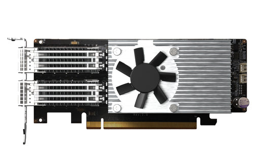 100G PCIe Fiber Network Card QNAP QXG-100G2SF-E810 Wired 100000 Mbit/s