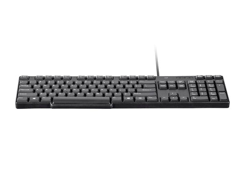 Wired Keyboard Monoprice 35106 Full-size USB QWERTY Black