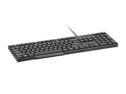 Wired Keyboard Monoprice 35106 Full-size USB QWERTY Black