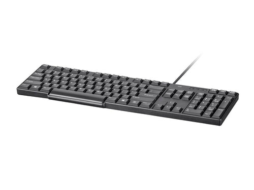 Wired Keyboard Monoprice 35106 Full-size USB QWERTY Black