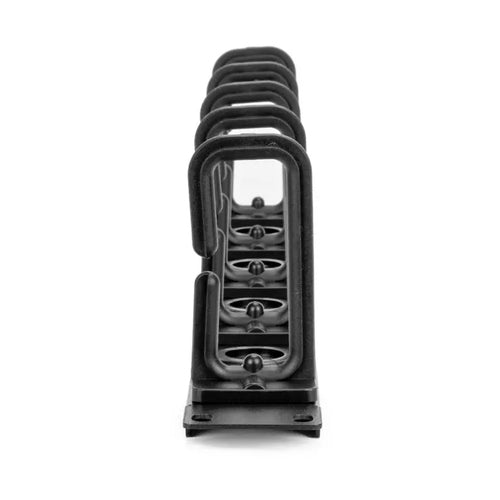 Cable Management Panel Rocstor Black Steel Plastic for Racks