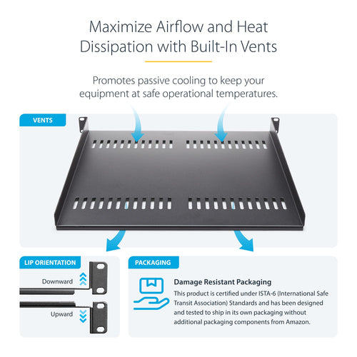 StarTech.com CABSHELF116V2PK rack accessory