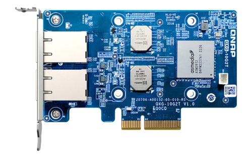 10Gbps PCI Express Network Card QNAP QXG-10G2T Wired Ethernet