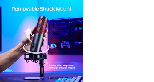 HyperX QuadCast 2 - USB Microphone (Black)