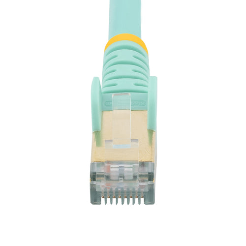 3m CAT6a Ethernet Cable 10 Gigabit Shielded Snagless RJ45 Aqua