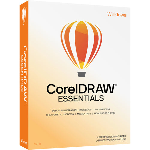 Corel Draw Essentials 2024 Graphic Editor Multilingual for Windows 10/11