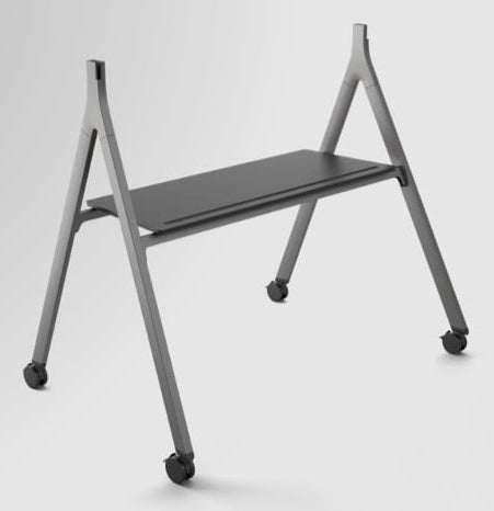 Neat Board Floor Stand Interactive Whiteboard Accessory Black Silver