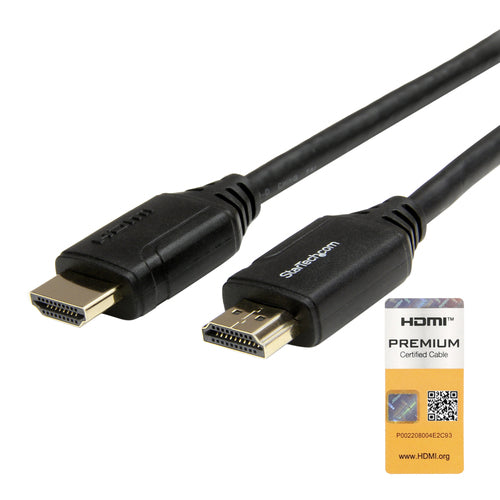 StarTech.com RHDMM2MP 1,8 m HDMI 2.0 Kabel – schlank, UHD 4K 60 Hz, zertifiziert