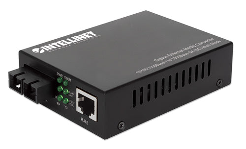 Gigabit-Ethernet-Medienkonverter 10/100/1000Base-T auf 1000Base-SX 550m Intellinet