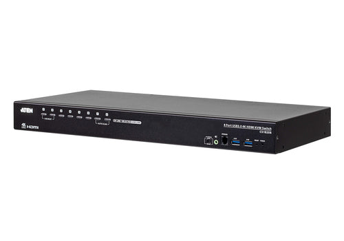 4K Ultra HD KVM Switch ATEN CS18208 4096x2160 9.77W Black