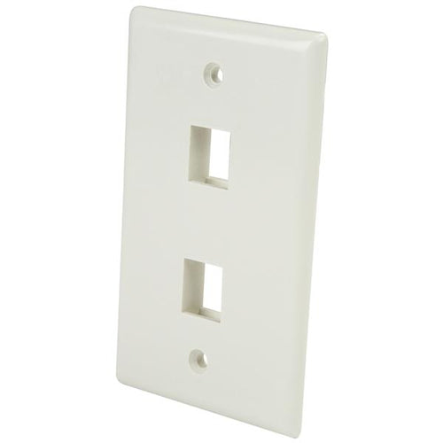 StarTech.com PLATE2WH wall plate/switch cover