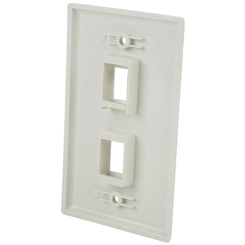 StarTech.com PLATE2WH wall plate/switch cover
