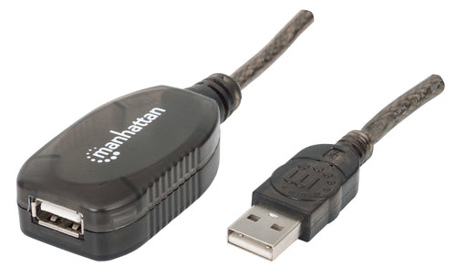 USB-A auf USB-A Verlängerungskabel 20m aktiv Hi-Speed Daisy-Chain-fähig