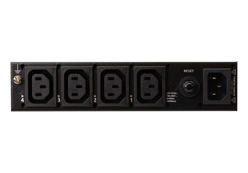 Power Distribution Unit (PDU) 1U Black 4 AC Outlets C13/C14 3m