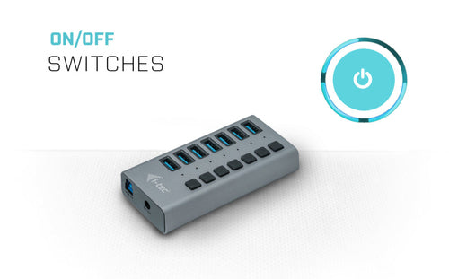 i-tec U3CHARGEHUB7 mobile device charger