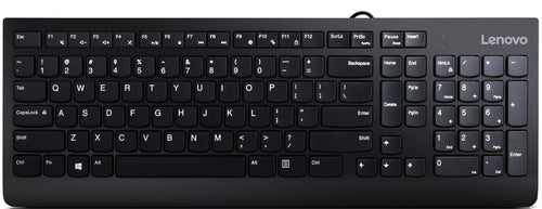 Lenovo 300 Full-Size Kabelgebundene USB Tastatur QWERTY Schwarz