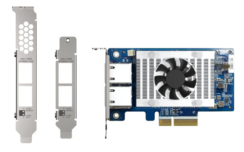 10Gbps QNAP QXG-10G2T Network Card PCIe Ethernet Adapter