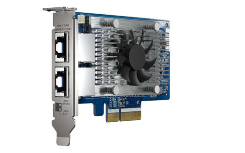 10Gbps QNAP QXG-10G2T Network Card PCIe Ethernet Adapter