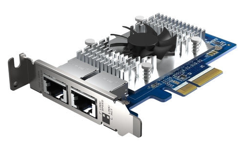 10Gbps QNAP QXG-10G2T Network Card PCIe Ethernet Adapter