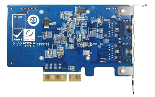 10Gbps QNAP QXG-10G2T Network Card PCIe Ethernet Adapter