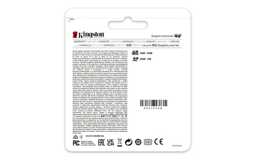 64GB Kingston Technology Canvas React Plus SDXC UHS-II 300MB/s 4K/8K Memory Card