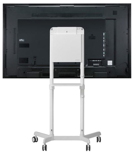 Freestanding Monitor Mount Atdec AD-TVC-70R-W 70kg Capacity Height Adjustable White