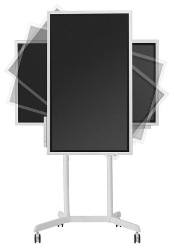 Freestanding Monitor Mount Atdec AD-TVC-70R-W 70kg Capacity Height Adjustable White