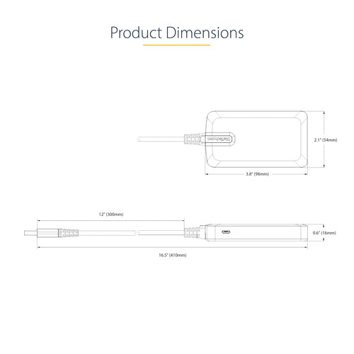 StarTech.com 5G3AGBB-USB-A-HUB laptop dock/port replicator