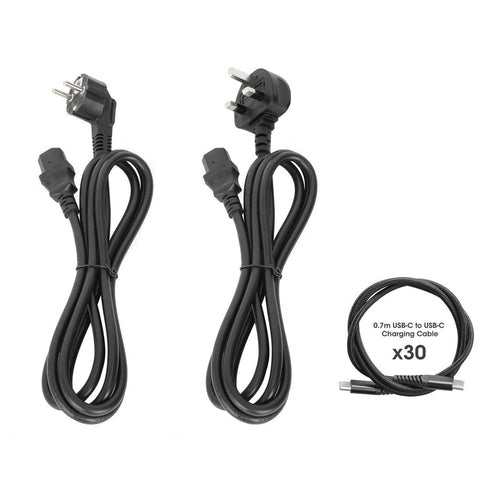 Laptop Charging Cabinet Manhattan 181273 30-Bay USB-C 65W Portable - 181273
