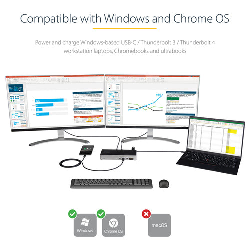 StarTech.com DK31C2DHSPD laptop dock/port replicator