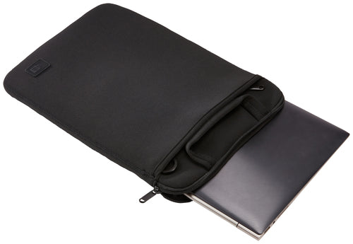 Schwarze 14-Zoll-Laptop-Hülle Case Logic LNEO-214 mit Schultergurt