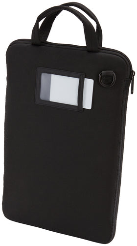 Schwarze 14-Zoll-Laptop-Hülle Case Logic LNEO-214 mit Schultergurt