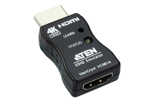 HDMI-EDID-Emulator ATEN VC081A 4K 4096x2160 Auflösung Kunststoffgehäuse