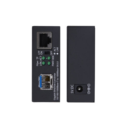 Gigabit-Ethernet-Kupfer-auf-Glasfaser-Medienkonverter StarTech 20km 10/100/1000 Mbit/s Vollmetall