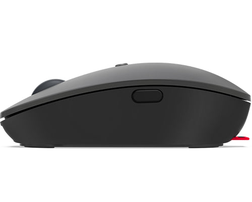 Lenovo Go Multi-Device Wireless Mouse Ambidextrous Optical 2400 DPI RF Bluetooth