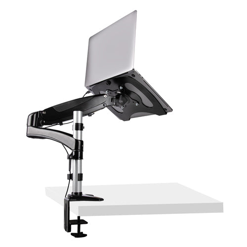 StarTech.com ARMUNONB1 Full Motion Laptop Stand - Ergonomic Adjustable Desk Mount for Laptops & Monitors