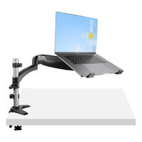 StarTech.com ARMUNONB1 Full Motion Laptop Stand - Ergonomic Adjustable Desk Mount for Laptops & Monitors