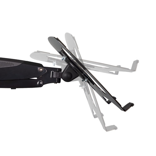 StarTech.com ARMUNONB1 Full Motion Laptop Stand - Ergonomic Adjustable Desk Mount for Laptops & Monitors