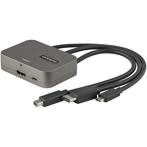 StarTech 3-in-1 Multiport 4K HDMI Adapter USB-C Mini DisplayPort