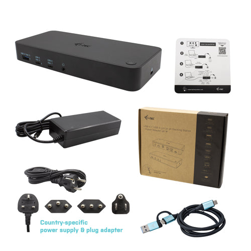 i-tec CATRIPLEDOCKPDPROUK laptop dock/port replicator