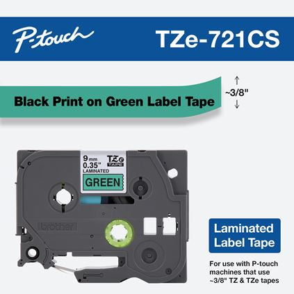 Brother TZE721CS label-making tape