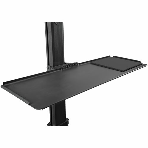 StarTech.com WKSTNCART Ergonomic Mobile Workstation Cart - Adjustable Desk on Wheels