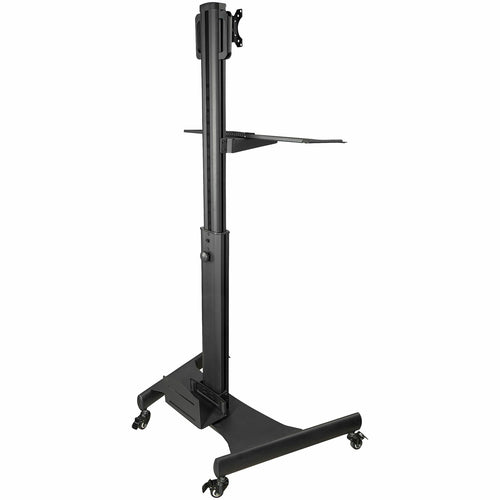 StarTech.com WKSTNCART Ergonomic Mobile Workstation Cart - Adjustable Desk on Wheels