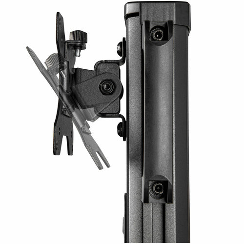 StarTech.com WKSTNCART Ergonomic Mobile Workstation Cart - Adjustable Desk on Wheels