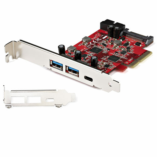 5-Port-USB-PCIe-Karte 10 Gbit/s USB 3.1 Gen 2 mit USB-C- und USB-A-Anschlüssen