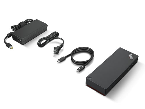 Thunderbolt 4 Dockingstation Lenovo ThinkPad Kabelgebunden 3,5 mm Schwarz