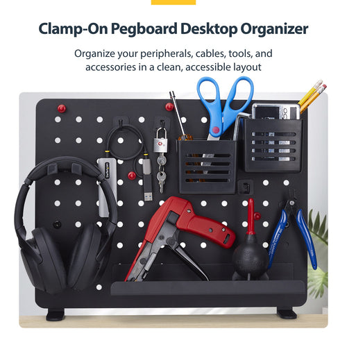 StarTech.com 1612B-DESK-PEGBOARD desk organizer set